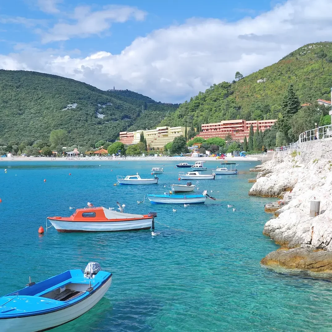 Rabac Istra coast ideal for snorkelling