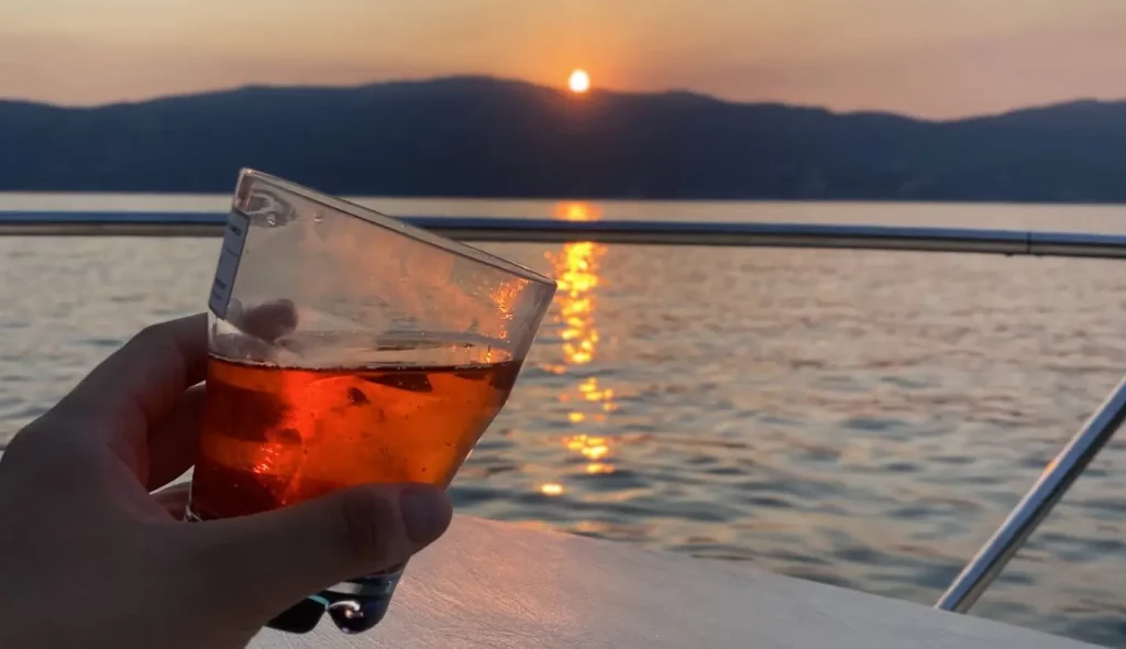 aperitifi on the boat