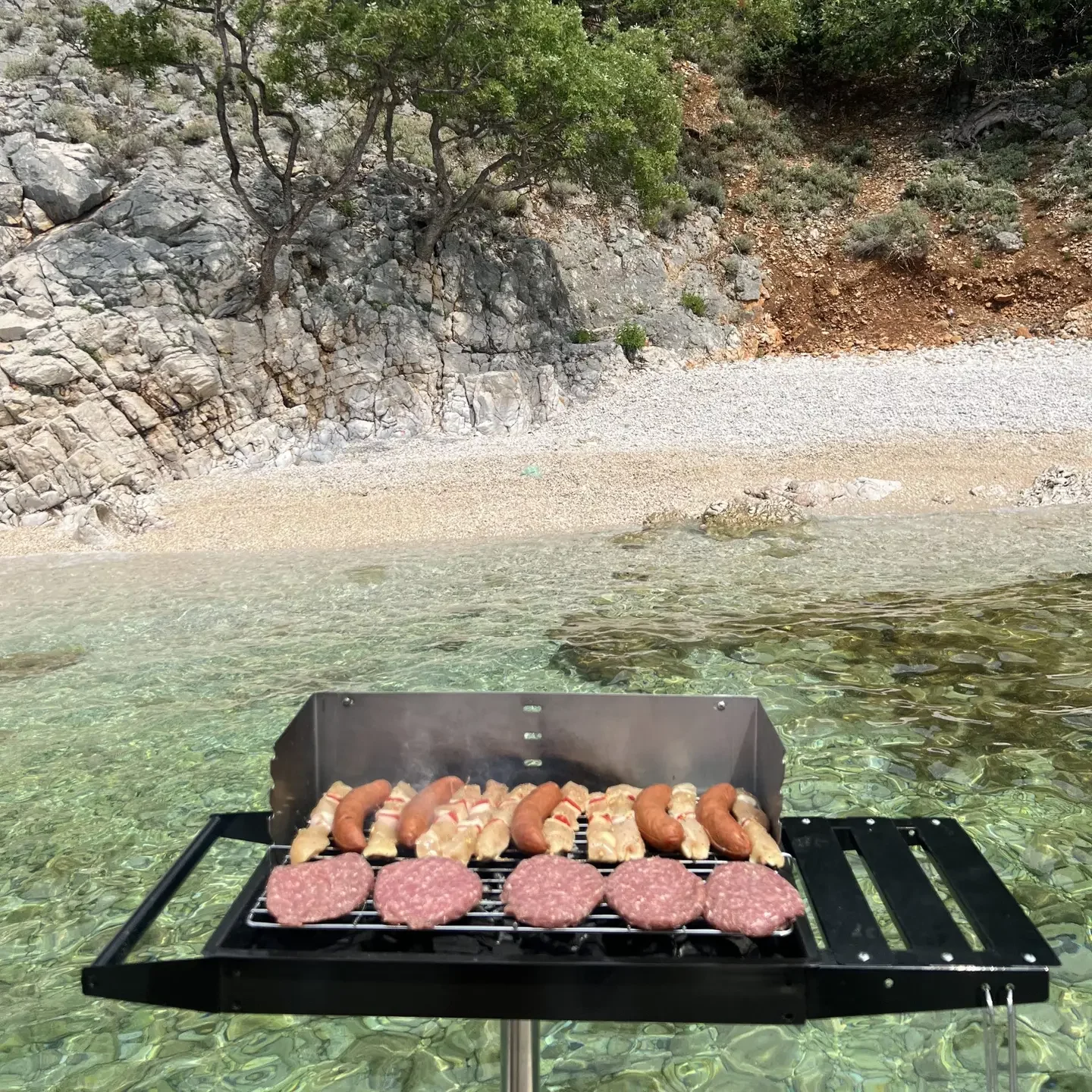 Grill on the boat