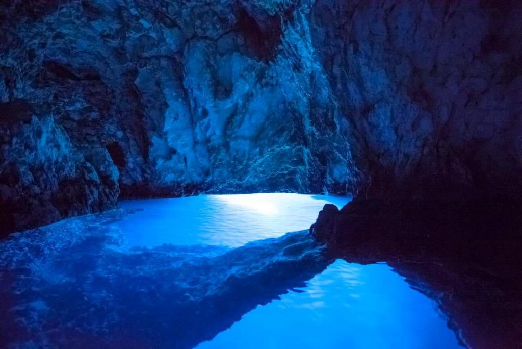 Blue Cave Cres Boat trips From Rabac