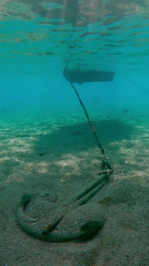 anchor under water
