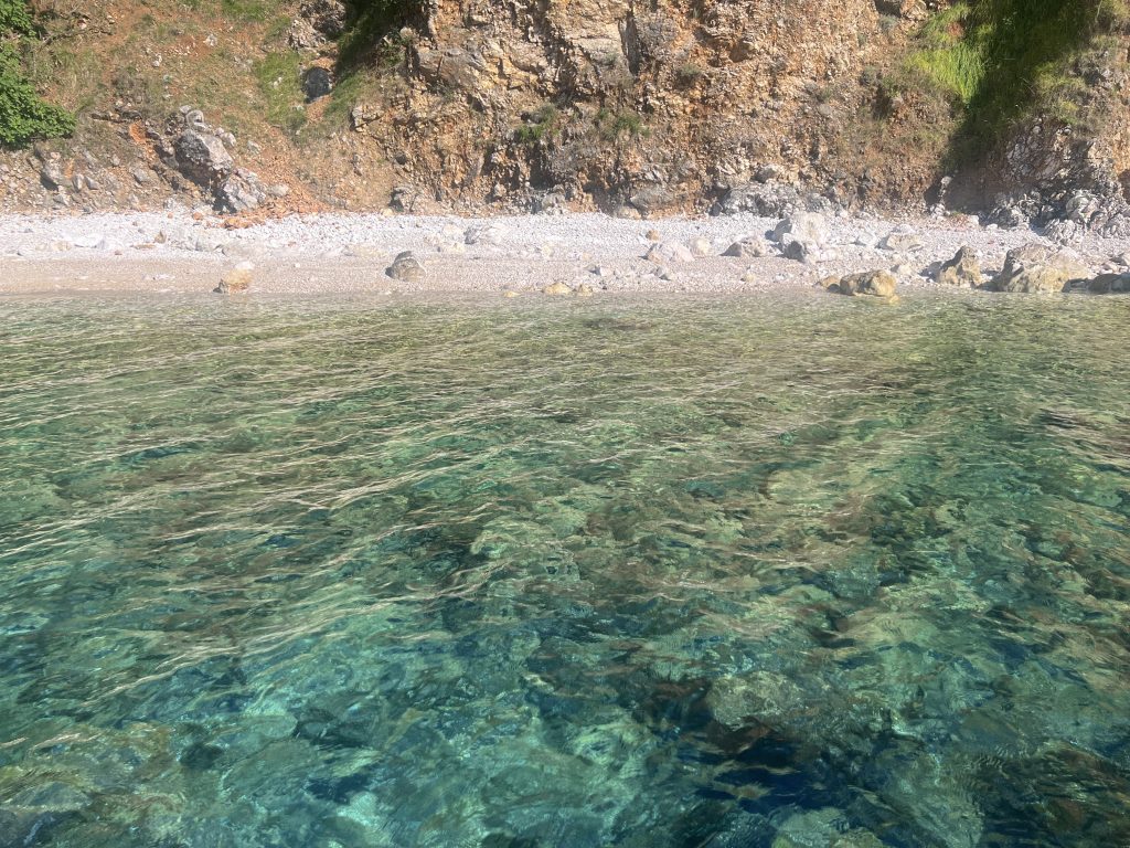 Crystal clear Adriatic Sea